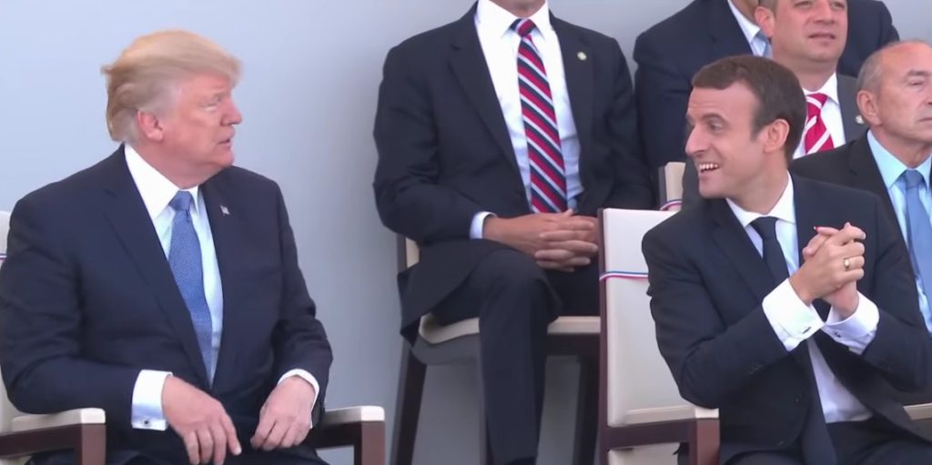 defi trump et macron