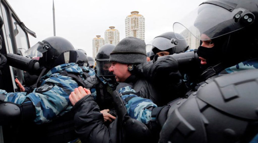 manif russie 4.11.17