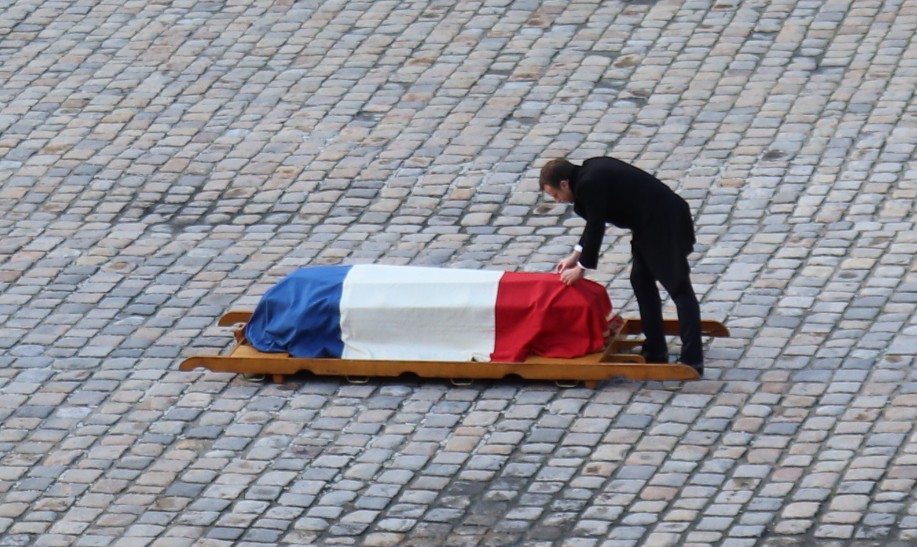 Jean d'Ormesson HOMMAGE 081217MACRON