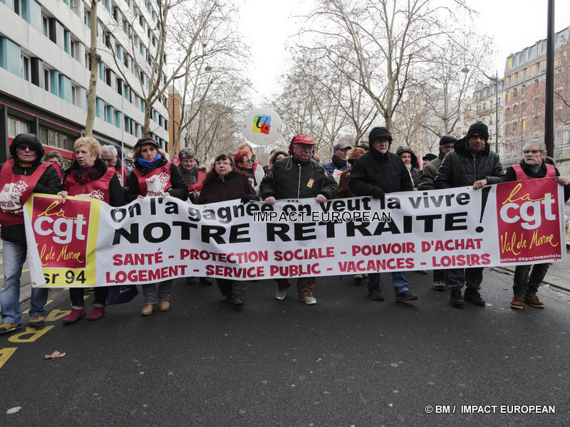 Manif pour la défense des retraites 10