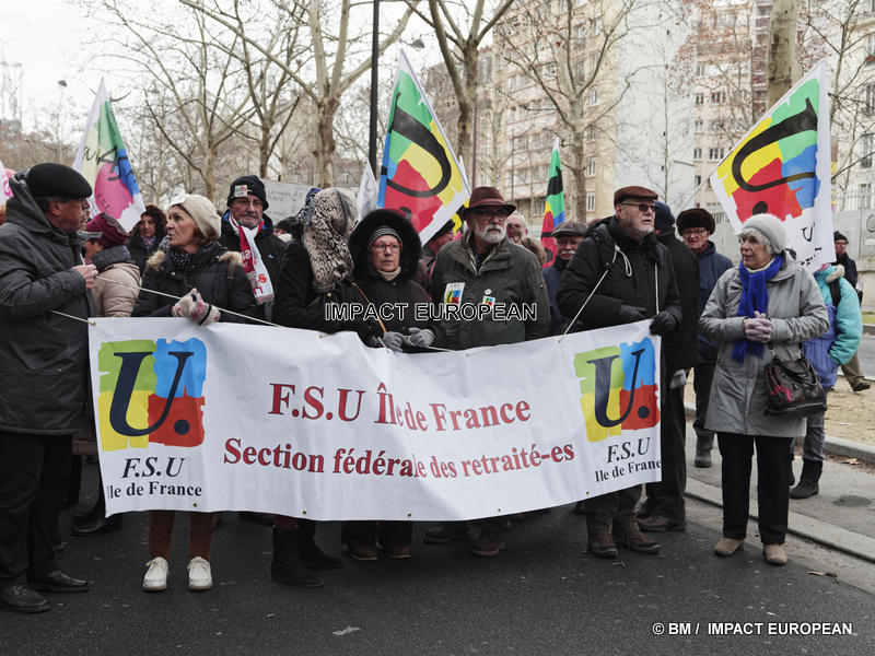 Manif pour la défense des retraites 11