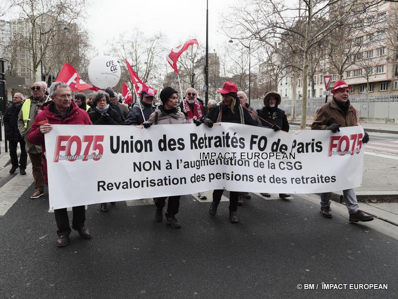 Manif pour la défense des retraites 13
