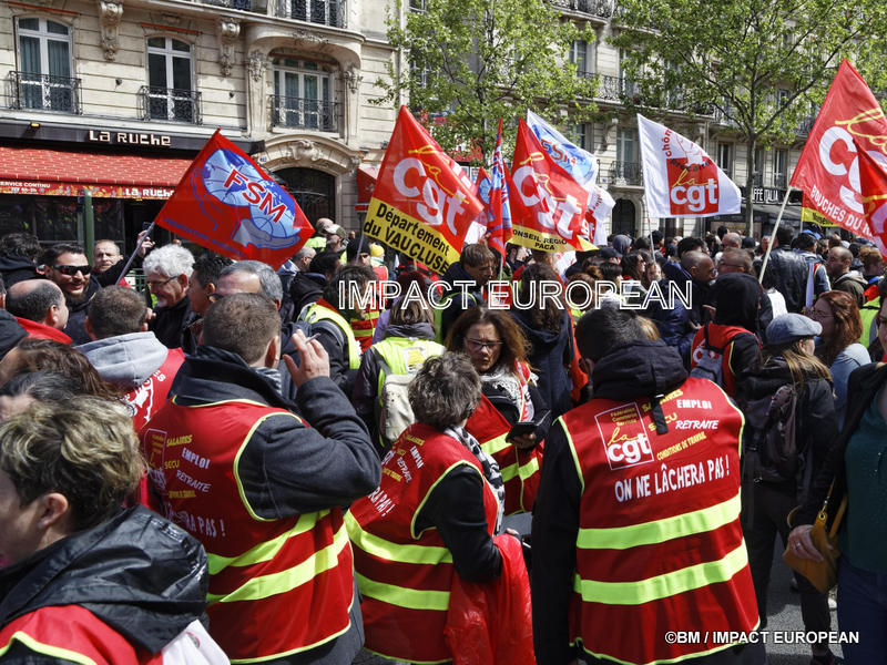 manif GJ montparnasse - italie 01