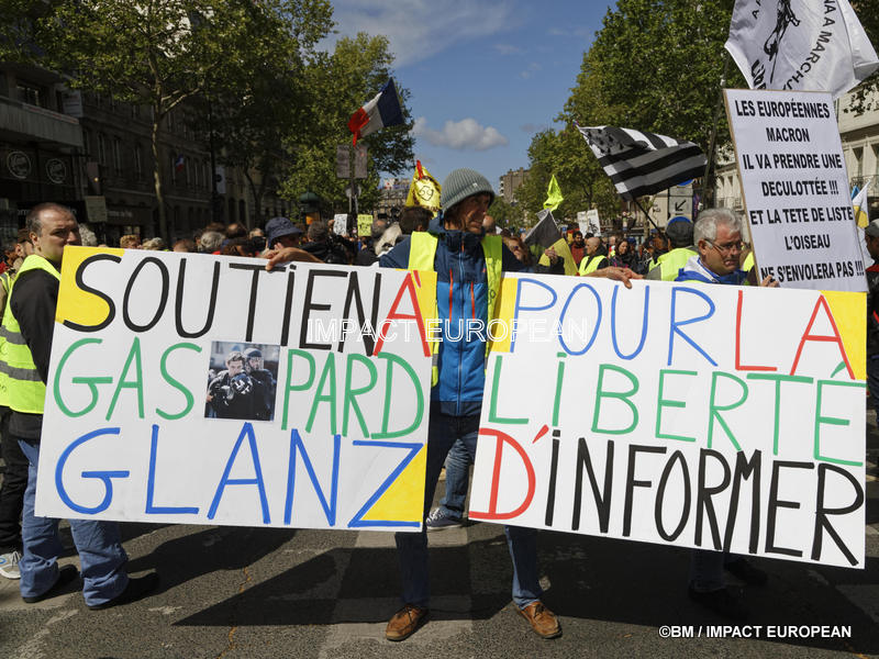 manif GJ montparnasse - italie 04