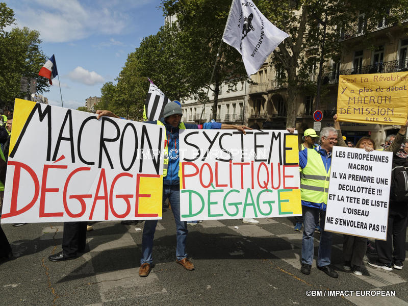 manif GJ montparnasse - italie 05