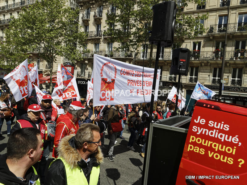 manif GJ montparnasse - italie 12