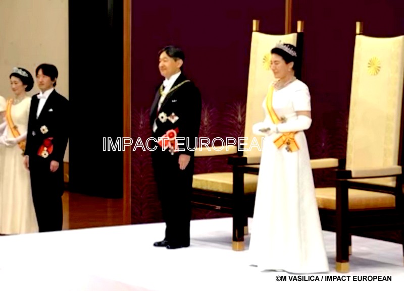 Le nouvel empereur, Naruhito et sa femme