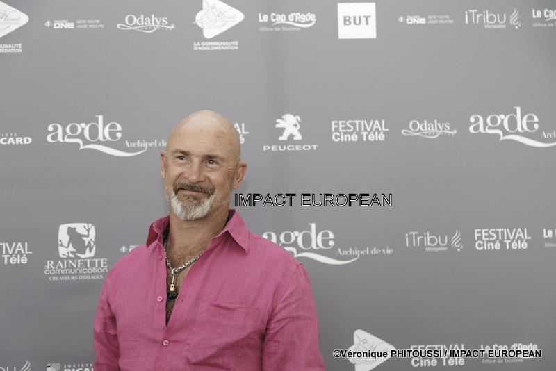 Vincent Lagaf assiste aux Hérault du Cinéma et de la Télévision