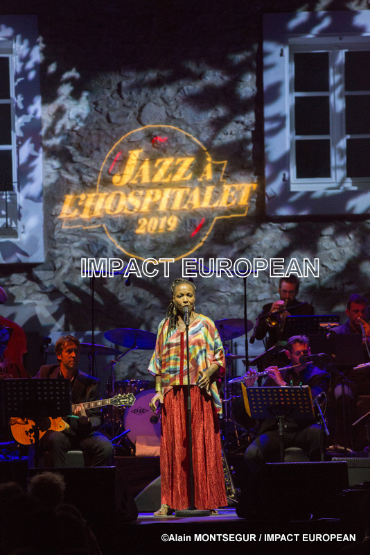 Lisa Simone en concert au Festival de l'Hospitalet