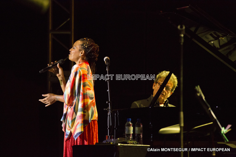 Lisa Simone en concert au Festival de l'Hospitalet