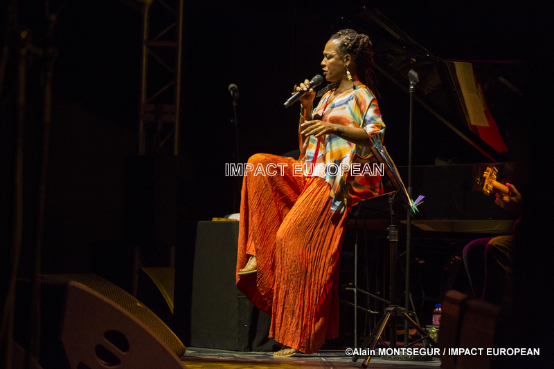 Lisa Simone en concert au Festival de l'Hospitalet