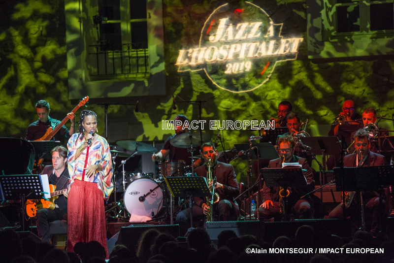 Lisa Simone en concert au Festival de l'Hospitalet