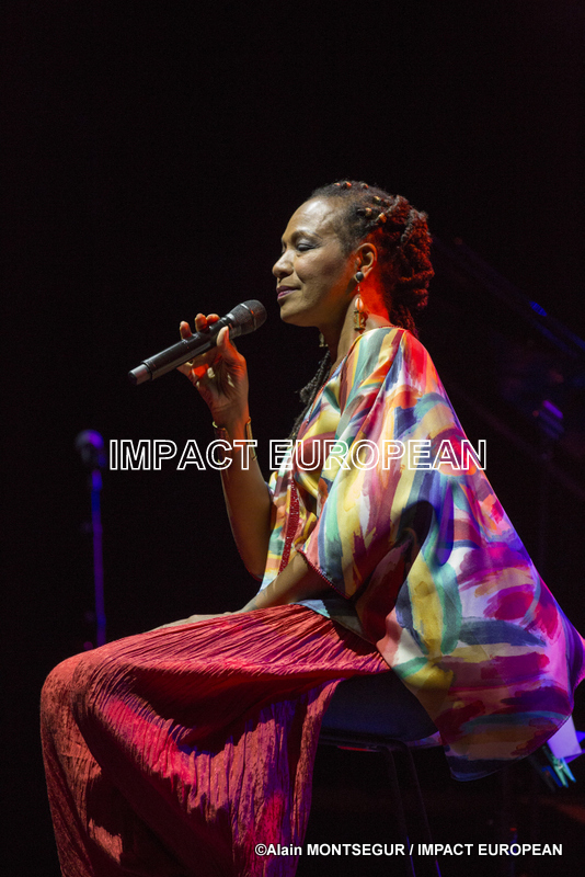 Lisa Simone en concert au Festival de l'Hospitalet