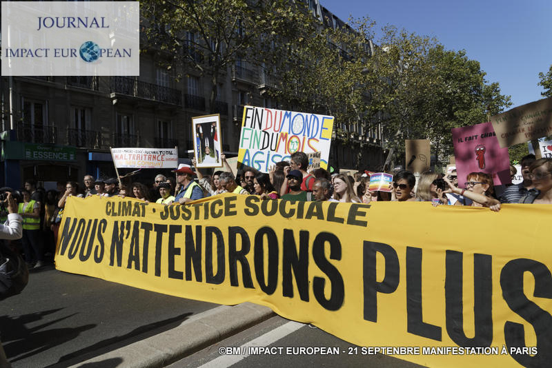 Manif climat justice et sociale 21