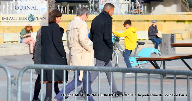 Attaque à  la préfecture de police de Paris -  la maire de Paris sur place
