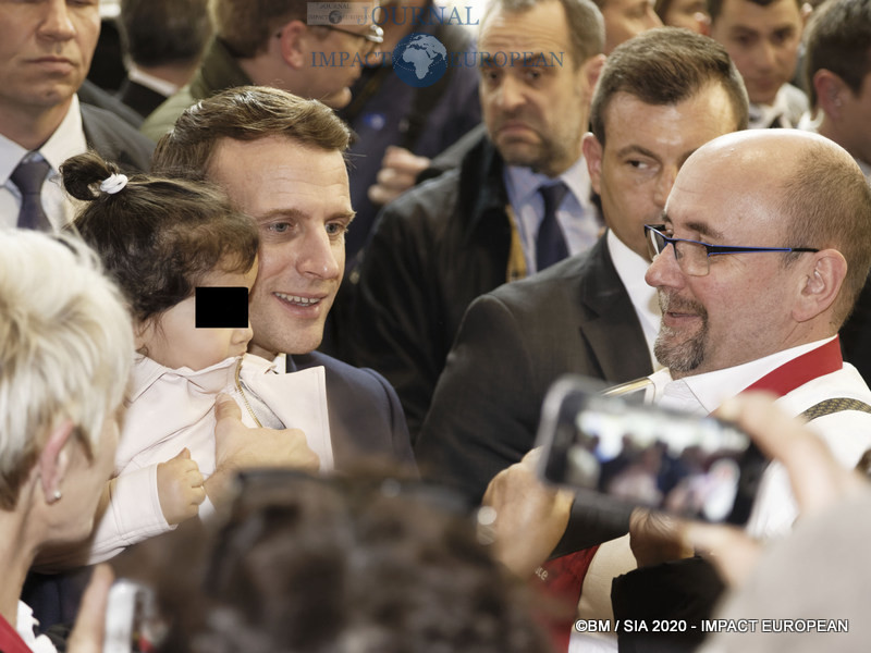 Le Président Emmanuel Macron au 57ème Salon de l'agriculture.