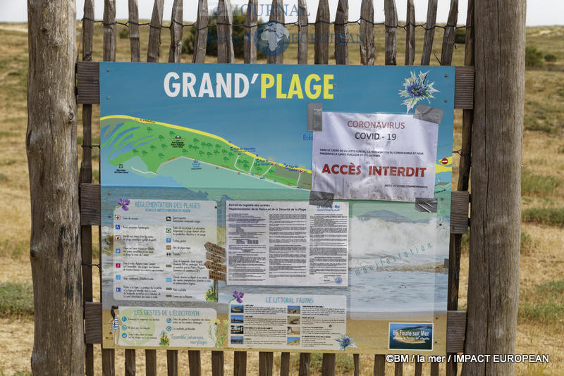 La Faute sur mer avant réouverture des plages