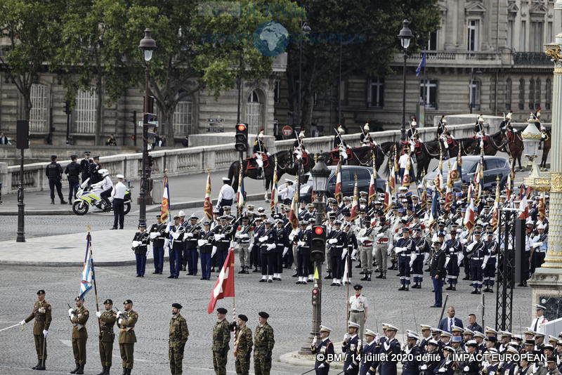 defile 14 juillet 2020 11