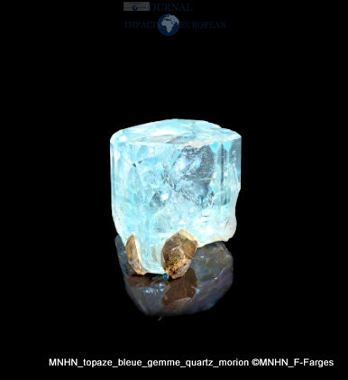 MNHN_topaze_bleue_gemme_quartz_morion ©MNHN_F-Farges