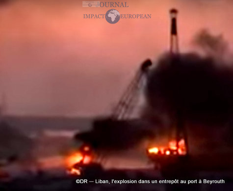 L'explosion dans un entrepôt au port à Beyrouth 2