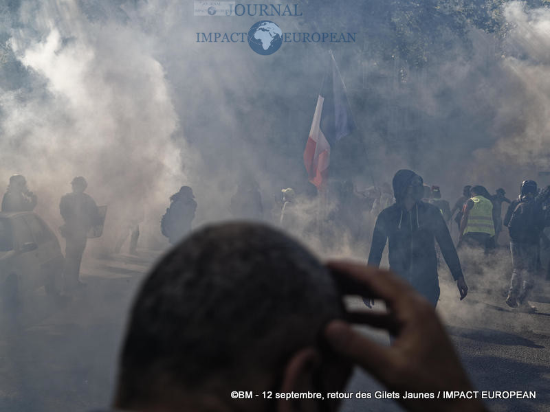 Manifestation des Gilets Jaunes du 12 septembre 2020 à Paris
