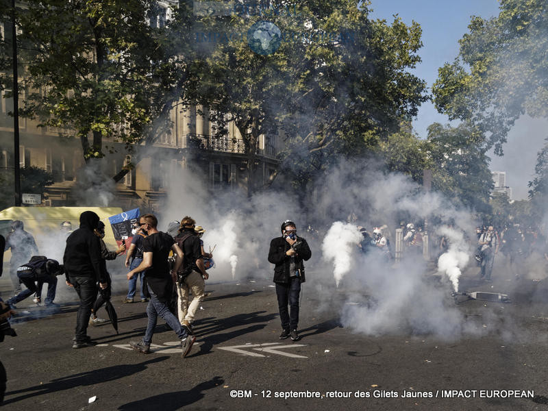 Manifestation des Gilets Jaunes du 12 septembre 2020 à Paris