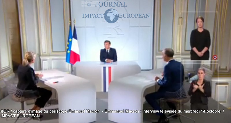 Emmanuel Macron : interview télévisée du mercredi 14 octobre