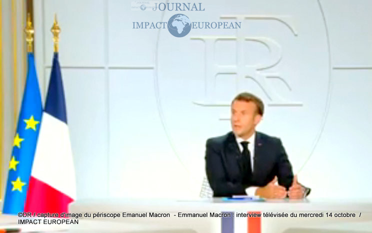 Emmanuel Macron : interview télévisée du mercredi 14 octobre