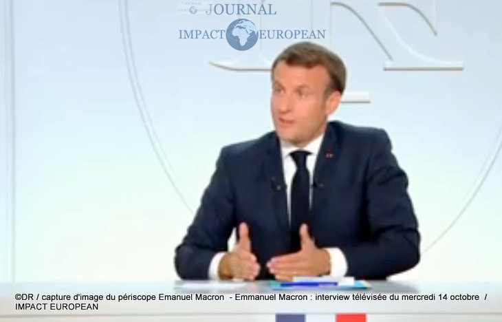 Emmanuel Macron : interview télévisée du mercredi 14 octobre