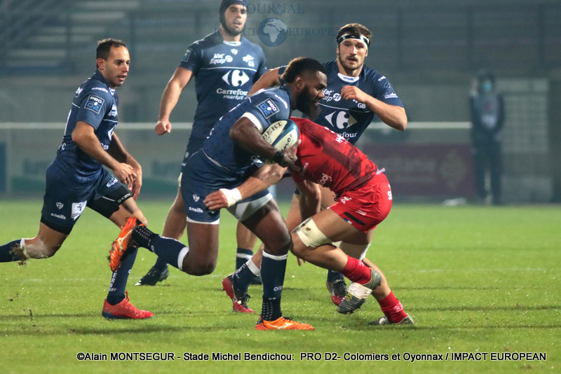 PRO D2: Colomiers - Oyonnax 21 Novembre 2020