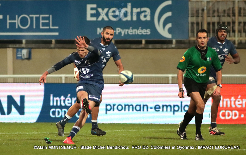 PRO D2: Colomiers - Oyonnax 21 Novembre 2020
