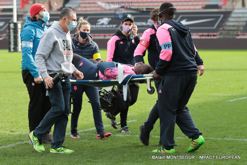 Diaw a été gravement blessée et évacuée, pour une fracture du coude