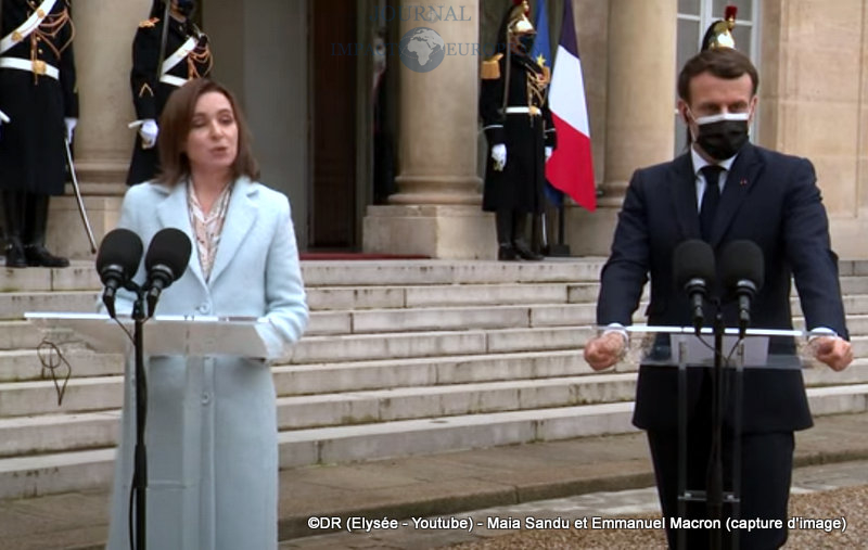 Maia Sandu et Emmanuel Macron