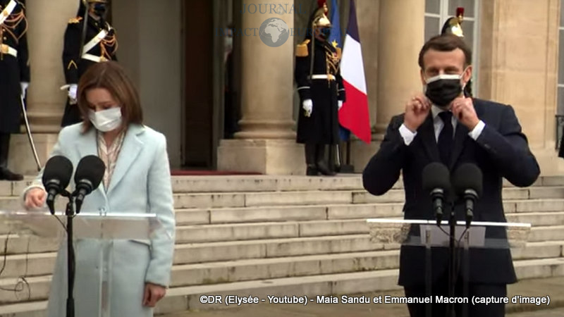Maia Sandu et Emmanuel Macron