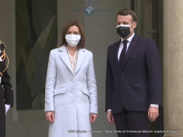 Maia Sandu et Emmanuel Macron