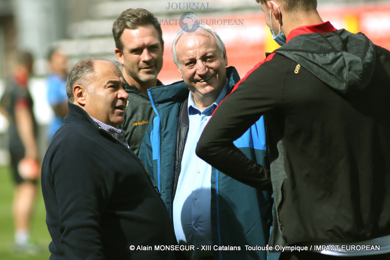 Le Président du Toulouse Olympique, Bernard Sarrazain