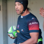 Frédéric Medves capitaine , troisième ligne de Blagnac