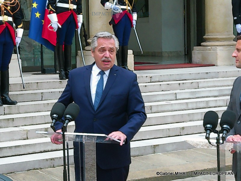 Alberto Angel FERNANDEZ et Emmanuel MACRON