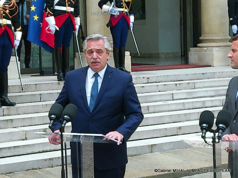 Alberto Angel FERNANDEZ et Emmanuel MACRON