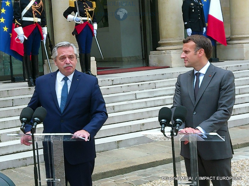 Alberto Angel FERNANDEZ et Emmanuel MACRON