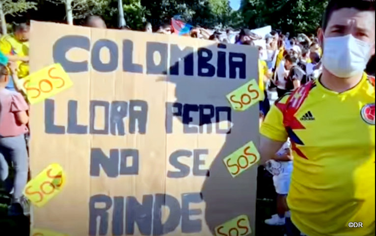 Manifestations et repression en Colombie suite à la réforme foncière