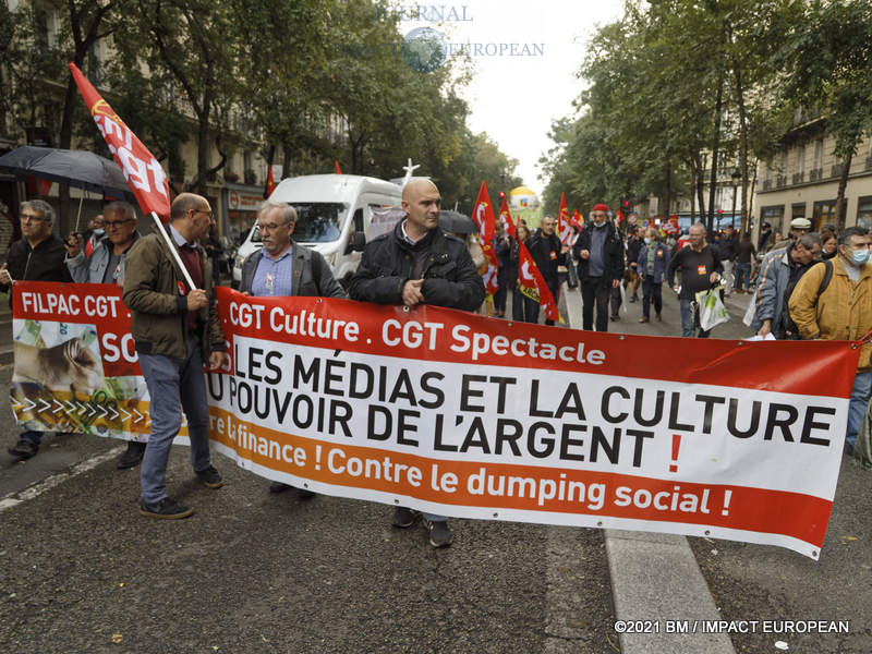 manif interprofessionnelle 5oct21 18