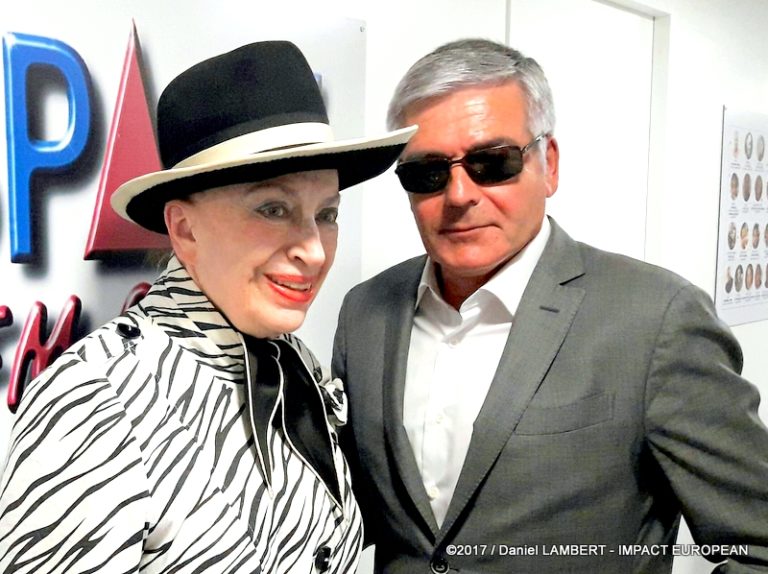 Geneviève de Fontenay et George Clooney