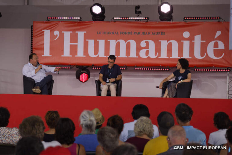 Fête de l'Humanité 2023 - Fabien Gay et Emmanuelle Wargon