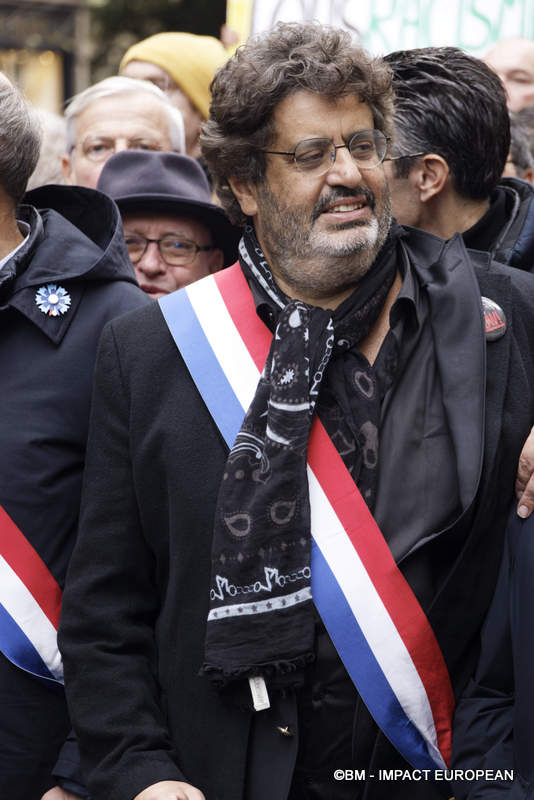 marche contre l'antisémitisme 62