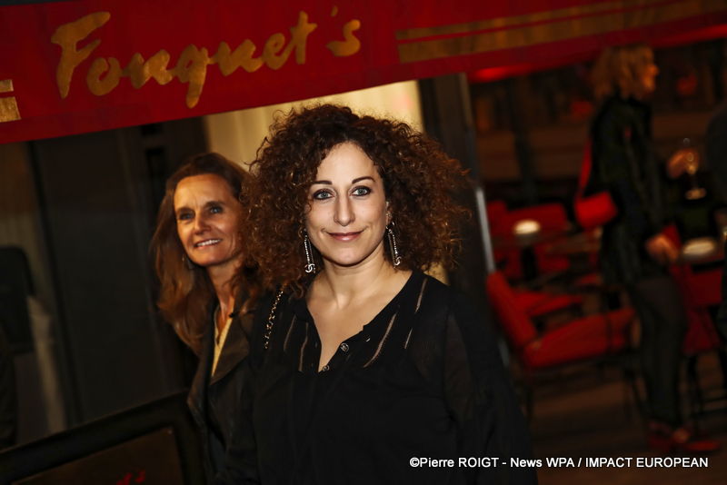 Laetitia Gonzalez et Mona Achache - Dîner des nommés des César 2024 au Fouquet's Paris