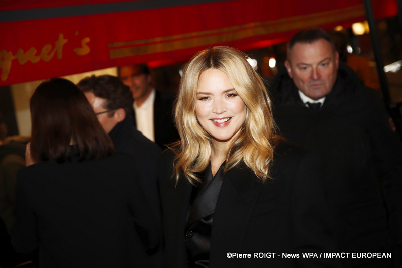 Virginie Efira - Dîner des nommés des César au Fouquet's Paris