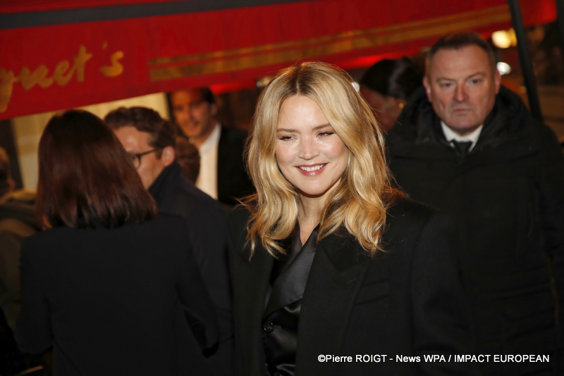 Virginie Efira - Dîner des nommés des César au Fouquet's Paris