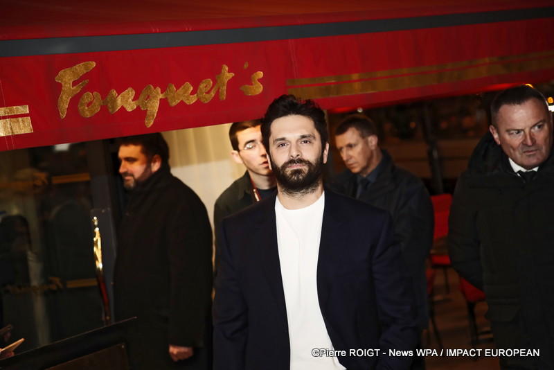 Pio Marmaï - Dîner des nommés des César 2024 au Fouquet's Paris