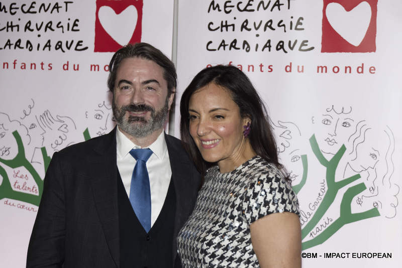 Le prince Joachim et la princesse Yasmine Murat, prince et princesse de Ponte Corvo, à la Soirée du cœur de Mécénat Chirurgie Cardiaque